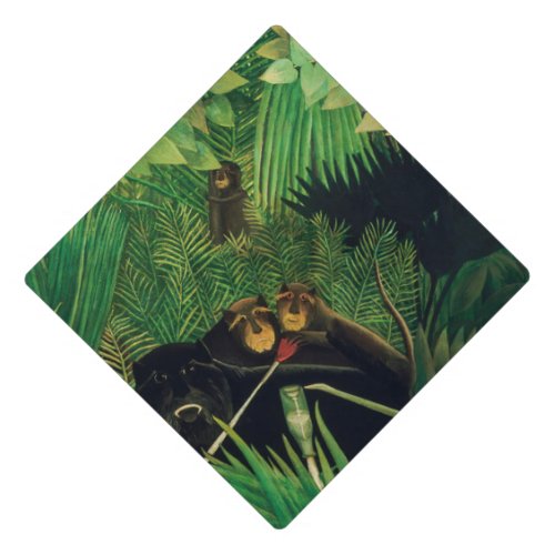 Henri Rousseau _ The Merry Jesters Graduation Cap Topper