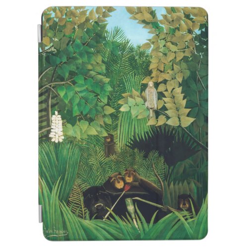 Henri Rousseau _ The Merry Jesters iPad Air Cover