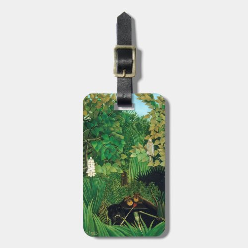 Henri Rousseau _ The Merry Jesters Luggage Tag