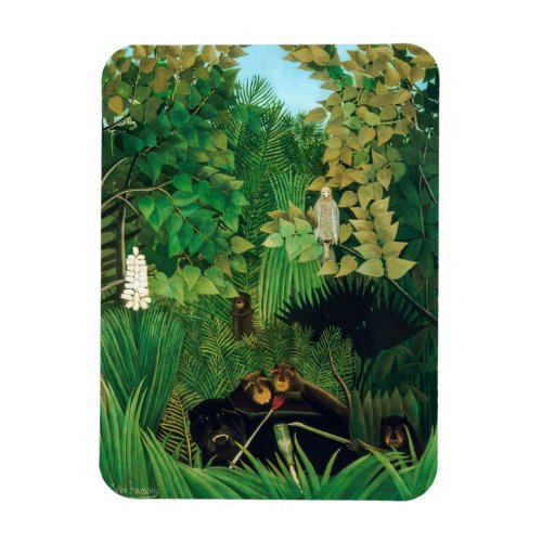 Henri Rousseau _ The Merry Jesters Magnet