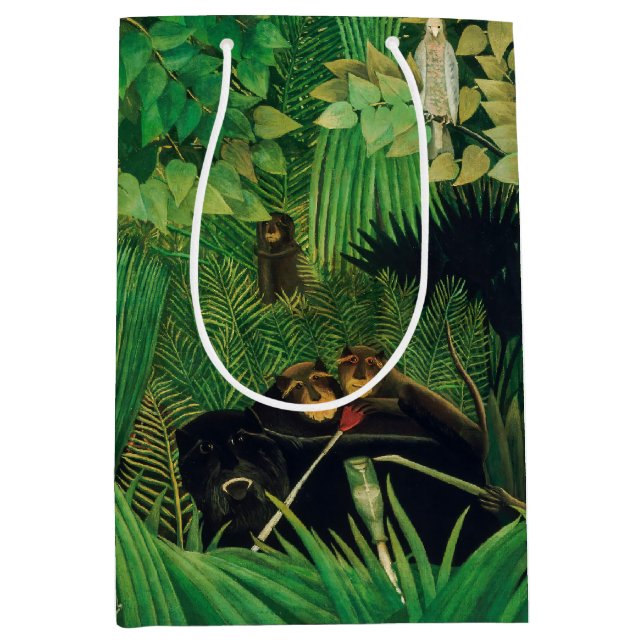 Henri Rousseau - The Merry Jesters Medium Gift Bag (Front)
