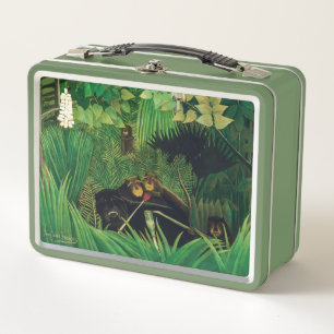 Henri Rousseau - The Merry Jesters Metal Lunch Box