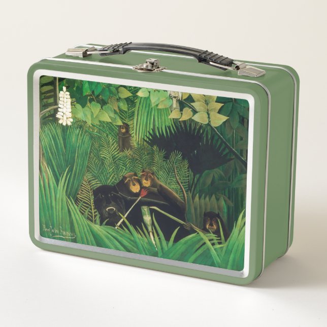 Henri Rousseau - The Merry Jesters Metal Lunch Box (Front)