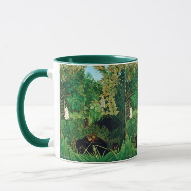 Henri Rousseau - The Merry Jesters Mug (Left)