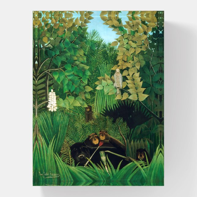 Henri Rousseau - The Merry Jesters Paperweight (Vertical)