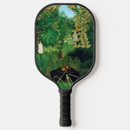 Henri Rousseau _ The Merry Jesters Pickleball Paddle