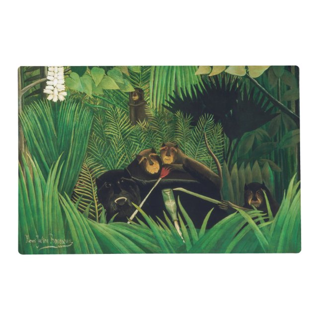 Henri Rousseau - The Merry Jesters Placemat (Front)