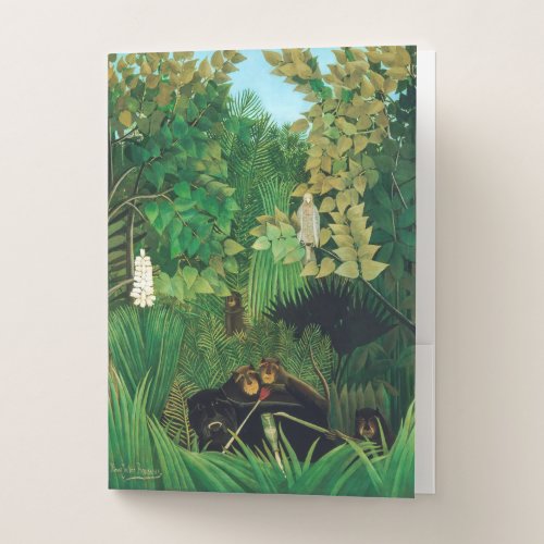 Henri Rousseau _ The Merry Jesters Pocket Folder