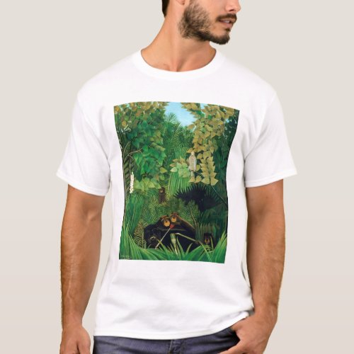 Henri Rousseau _ The Merry Jesters T_Shirt