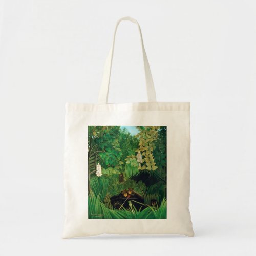 Henri Rousseau _ The Merry Jesters Tote Bag