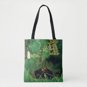 Henri Rousseau - The Merry Jesters Tote Bag