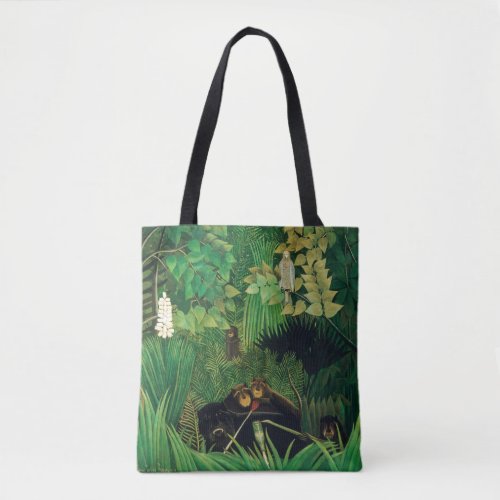 Henri Rousseau _ The Merry Jesters Tote Bag