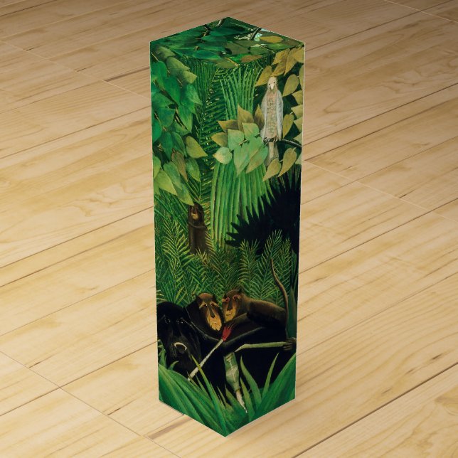 Henri Rousseau - The Merry Jesters Wine Box (Front)