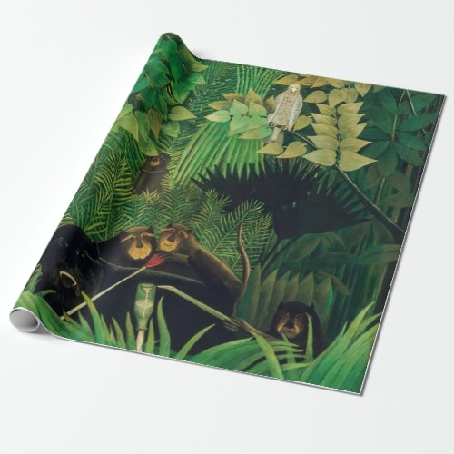 Henri Rousseau _ The Merry Jesters Wrapping Paper