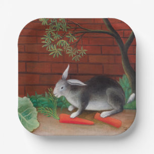 Henri Rousseau - The Rabbit's Meal Paper Plates