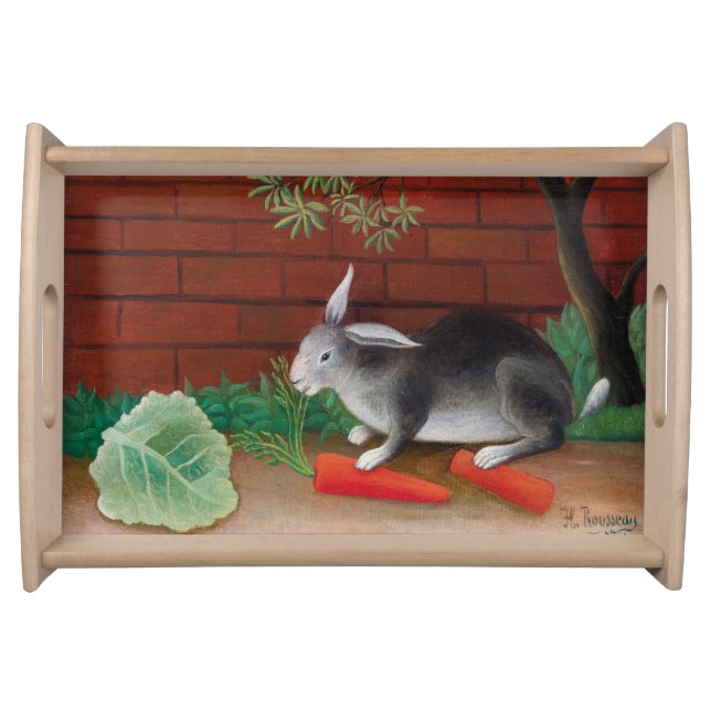 Henri Rousseau - The Rabbit's Meal Serving Tray (Front)