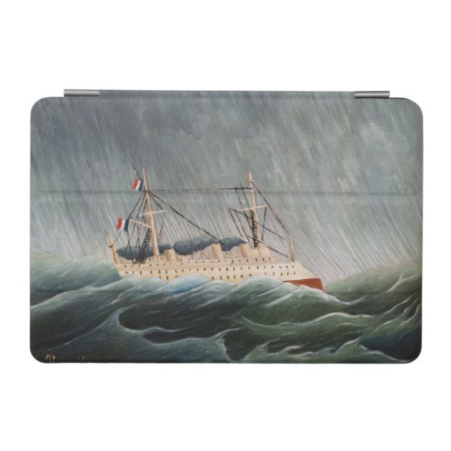 Henri Rousseau - The Ship in the Tempest iPad Mini Cover (Horizontal)