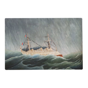 Henri Rousseau - The Ship in the Tempest Placemat