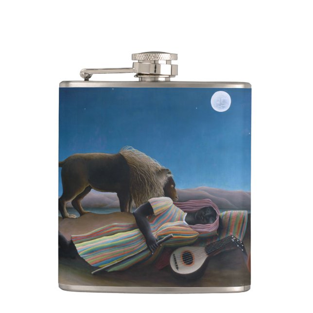 Henri Rousseau - The Sleeping Gypsy Flask (Front)