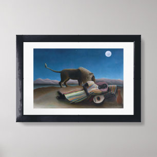 Henri Rousseau - The Sleeping Gypsy Framed Art