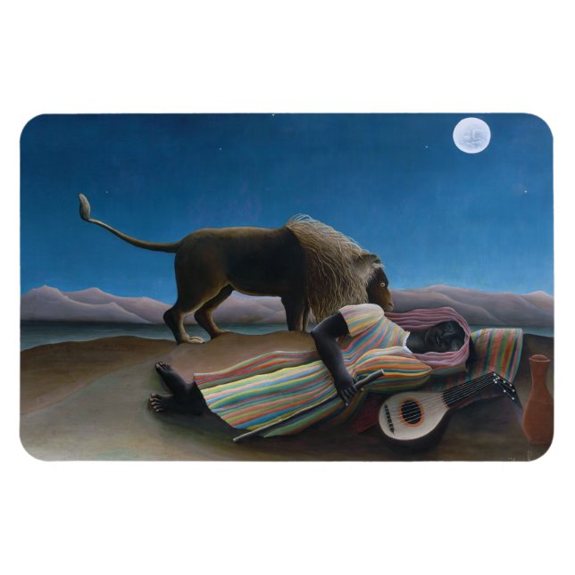 Henri Rousseau - The Sleeping Gypsy Magnet (Horizontal)