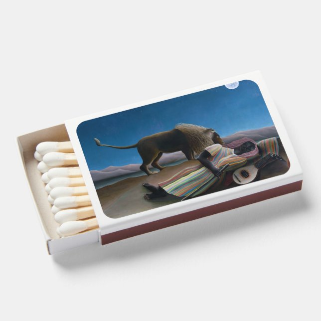 Henri Rousseau - The Sleeping Gypsy Matchboxes (Front Open)