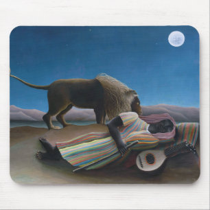 Henri Rousseau — The Sleeping Gypsy Mouse Pad