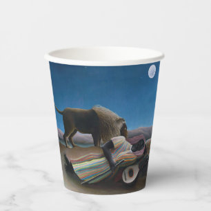 Henri Rousseau - The Sleeping Gypsy Paper Cups