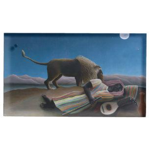 Henri Rousseau - The Sleeping Gypsy Place Card Holder