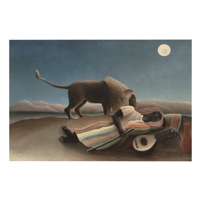 Henri Rousseau The Sleeping Gypsy Poster (Front)