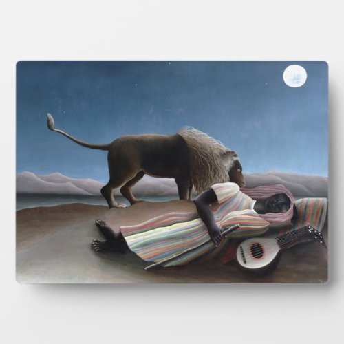 Henri Rousseau The Sleeping Gypsy Poster Plaque