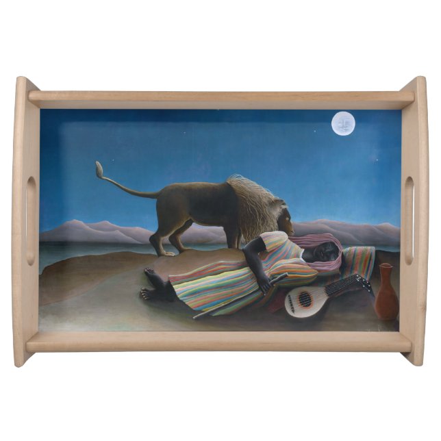 Henri Rousseau - The Sleeping Gypsy Serving Tray (Front)
