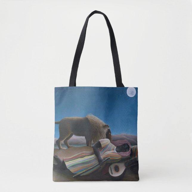 Henri Rousseau - The Sleeping Gypsy Tote Bag (Front)
