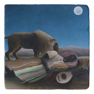 Henri Rousseau - The Sleeping Gypsy Trivet