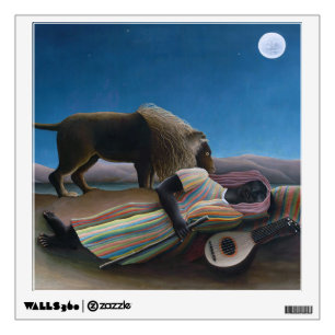 Henri Rousseau - The Sleeping Gypsy Wall Decal
