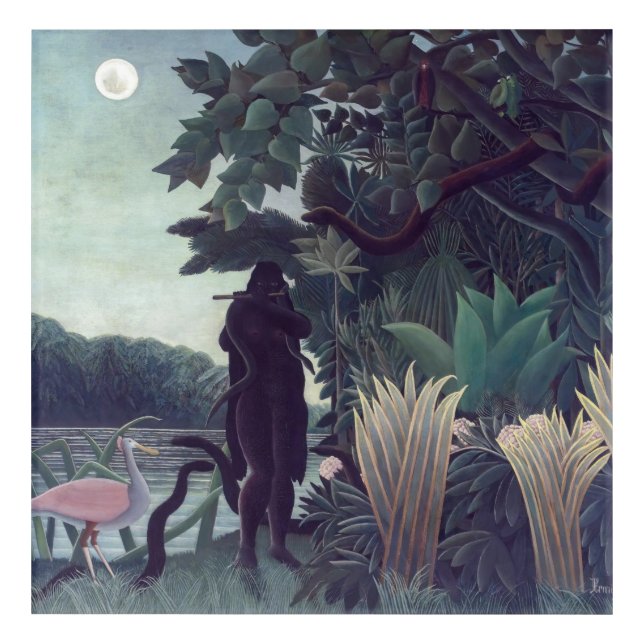 Henri Rousseau - The Snake Charmer Acrylic Print (Front)