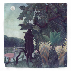 Henri Rousseau - The Snake Charmer Bandana