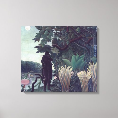 Henri Rousseau _ The Snake Charmer Canvas Print