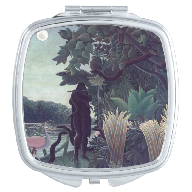 Henri Rousseau - The Snake Charmer Compact Mirror (Front)