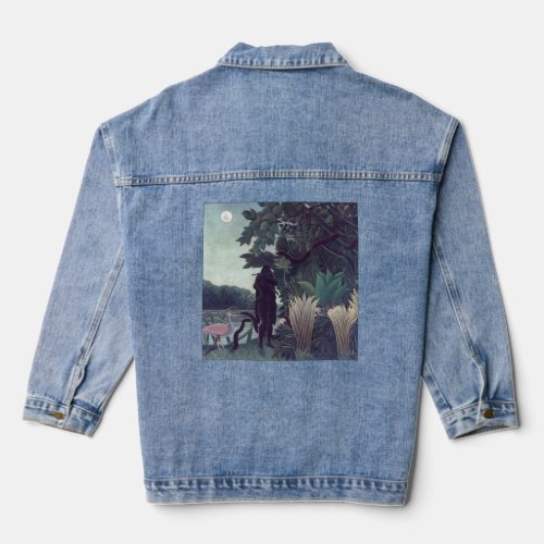 Henri Rousseau _ The Snake Charmer Denim Jacket