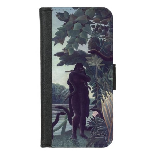 Henri Rousseau _ The Snake Charmer iPhone 87 Wallet Case