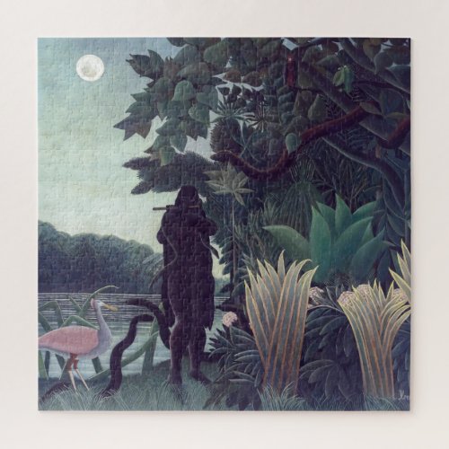 Henri Rousseau _ The Snake Charmer Jigsaw Puzzle