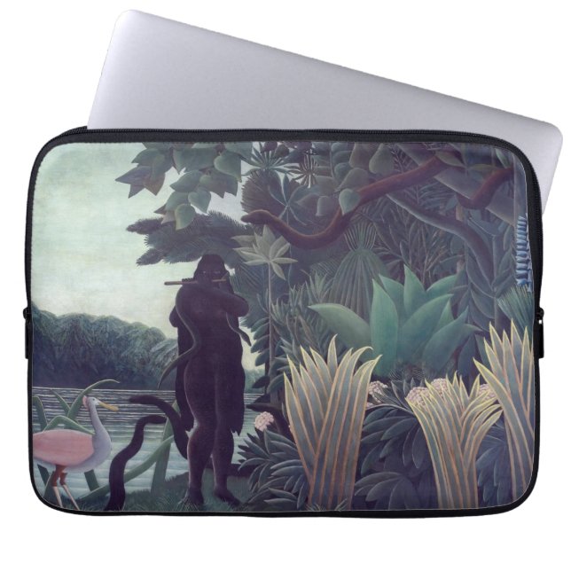 Henri Rousseau - The Snake Charmer Laptop Sleeve (Front)