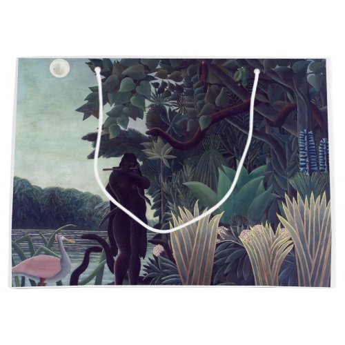 Henri Rousseau _ The Snake Charmer Large Gift Bag