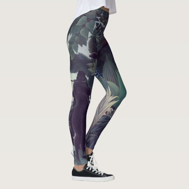 Henri Rousseau - The Snake Charmer Leggings (Right)