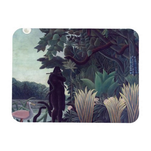 Henri Rousseau _ The Snake Charmer Magnet