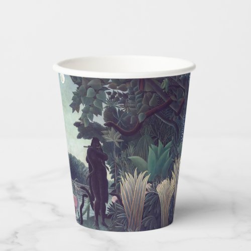 Henri Rousseau _ The Snake Charmer Paper Cups