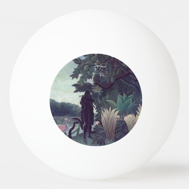 Henri Rousseau - The Snake Charmer Ping Pong Ball (Front)