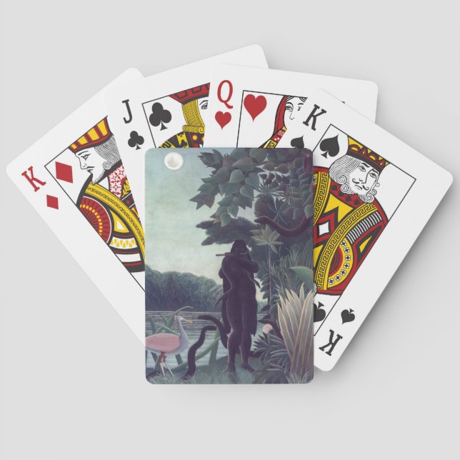 Henri Rousseau - The Snake Charmer Poker Cards (Back)