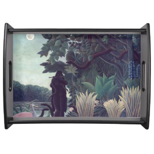 Henri Rousseau - The Snake Charmer Serving Tray